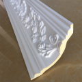 Cetakan Cornice Ceiling Polyurethane Curved Modern