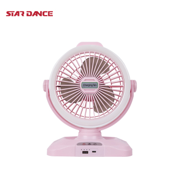 6 Inch DC Charging Solar Stand Fan with Remote Control