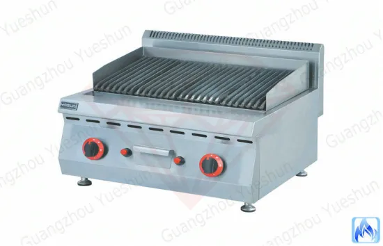 Restaurant Gas Lava Rock Grill For Western Kitchen Equipment