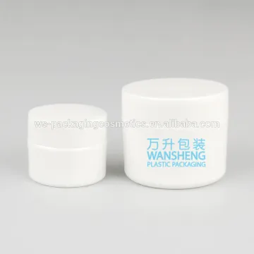 Single Wall Cosmetic Simple Jar PP Round 50G PP Simple Jar