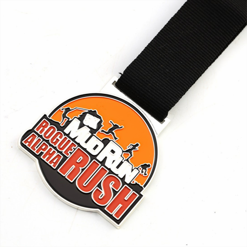 Custom Metal Soft Enamel Mud Run Medal