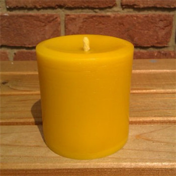 100% pure Beeswax votive candle with honey aroma