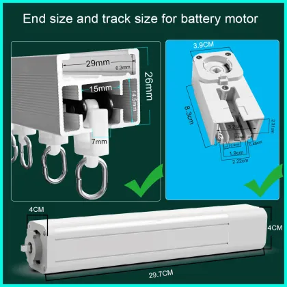 Tuya Smart Zigbee Electric Window Opener - Battery Powered Smart Curtain Driver