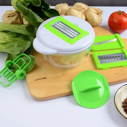 Multi-Function Manual Meat Grinder & Vegetable Cutter
