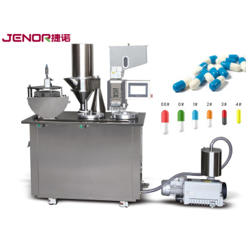 Máquina de enchimento de cápsulas semiautomática para produtos farmacêuticos