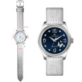 Diamond Bezel MOP Dial Women's Leather Watches