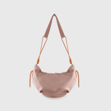 Nylon Nylon Sport Hobo Crossbodybag พร้อมซิป