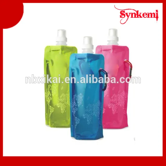 480ml PE collapsible water bottle wholesale