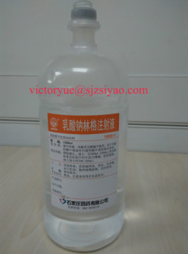 Bottle for Ringer's Lactate Injection