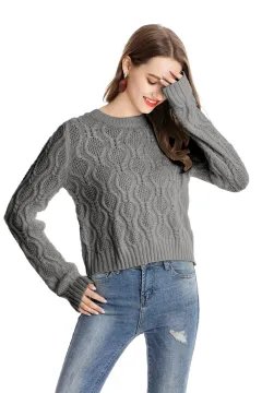 CALIDAD Classic Man Round Neck Sweater Cajajosa