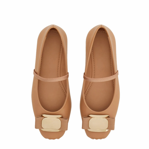 Delicate Women's Flat Leather Ballet Slippers