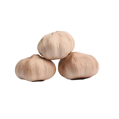 Long-term fermentation black garlic with skin