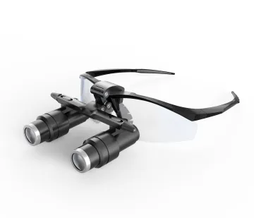 Professional Surgical Dental Loupes and Rechargeable LED Medical Headlamps for Enhanced Vision in Dentistry and Pet Examination