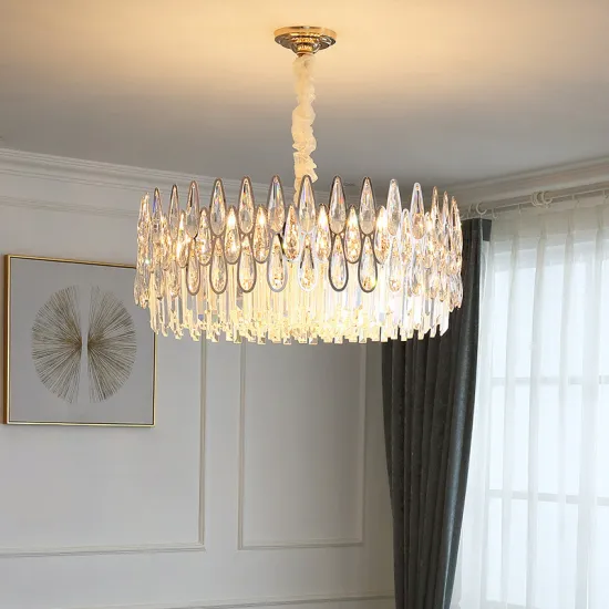 Luxury Nordic Modern Crystal K9 Chandelier: Illuminating Your Living Room