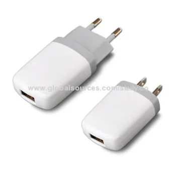 Wholesale Home/Travel Charger for iPod, with 5V/1A Output, EU, US Standard, CE and RoHS Certified
