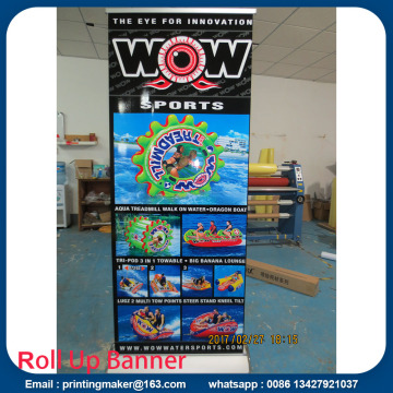 Deluxe Wide Base Single-screen Roll Up Banner Stands