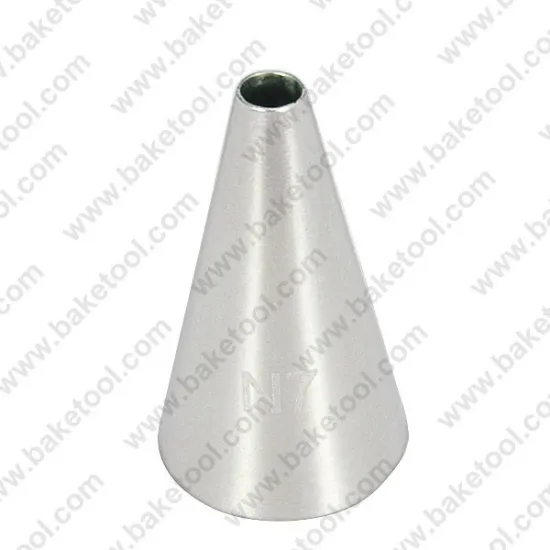 Stainless steel304 Small Round Icing Nozzle #7
