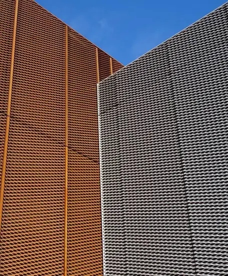 Aluminum Expanded Metal Mesh for Wall Cladding and Diamond Decorative Fencing Panels