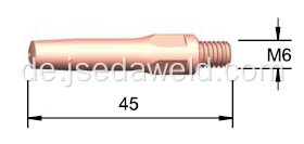 Pana 500A Schweißkontaktspitzen M6 * 45 CuCrZr