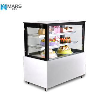 Omni-Directional Visual Accessibility Supermarket Refrigerator Showcase
