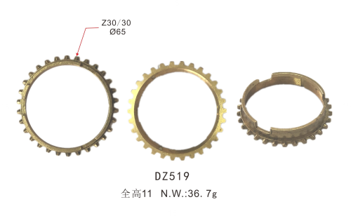 Auto Parts Transmission Molybdenum Synchronizer Ring For Eaton, High ...