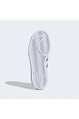 Women's White Superstar J Sports Shoes