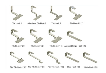 Stainless Steel Solar Mounting Tile Roof Hook