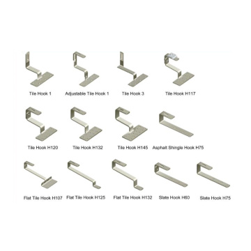 Stainless Steel Solar Mounting Tile Roof Hook