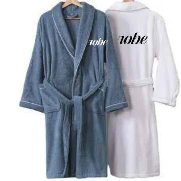 Custom Hotel Cotton Terry Bathrobe for Adults