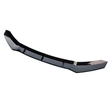 Glossy Black Front Body Kit with Bumper Lip and Spoiler for Honda Civic Type R 2021