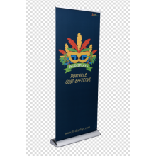 Luxury Acqua in alluminio Display Banner Stand