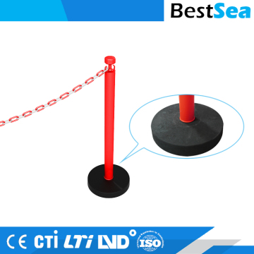 Stanchion with heavy base, 1.1m plastic bollard price
