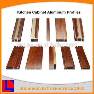 Many Kinds of Aluminum Kitchen Cabinet Profiles and Accessories