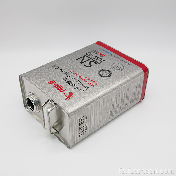 قوطی قلع روغن موتور 4 لیتری F