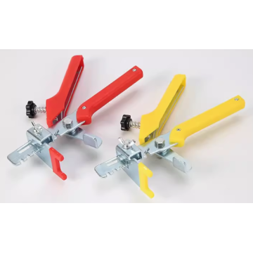Tile leveler pushing pliers red