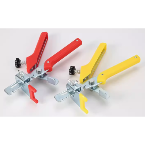 Tile leveler pushing pliers red