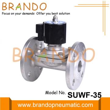 SUWF-35 1 1/4 &#39;&#39; Фланцевый электромагнитный клапан из нержавеющей стали