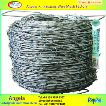galvanized Barbed Wire for garden fence