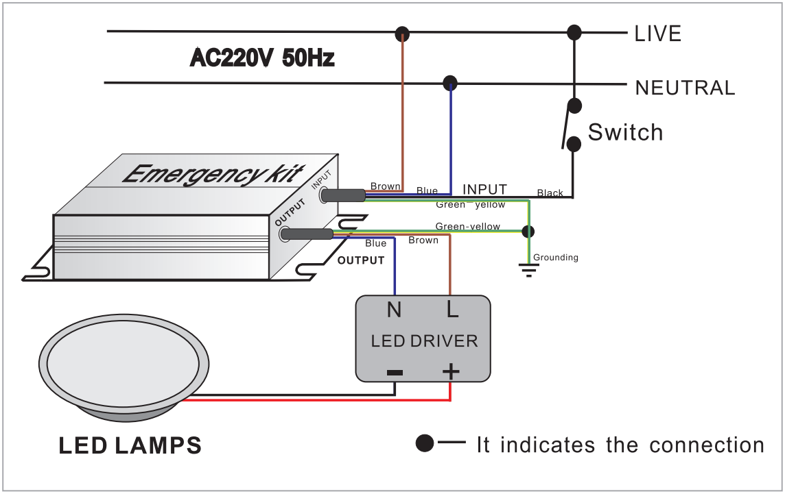 Wiring Diagram For Led Light With External Driver
