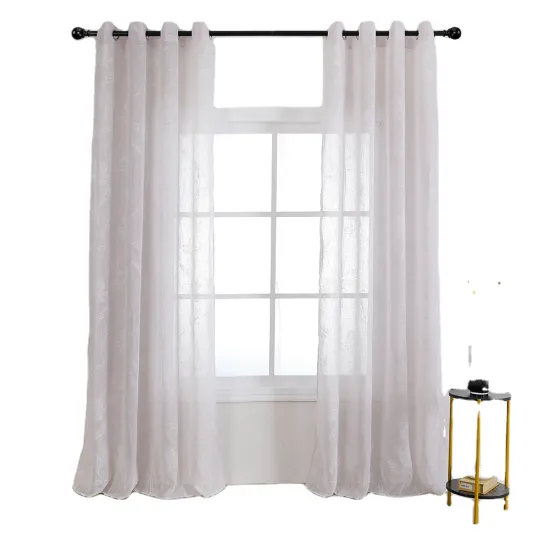 Latest Design Tulle Fabric Curtains Linen Voile Fancy Sheer Window Curtain" 

However, for better SEO and readability, you might consider:

"Latest Design Tulle & Linen Voile Curtains - Fancy Sheer Window Treatments