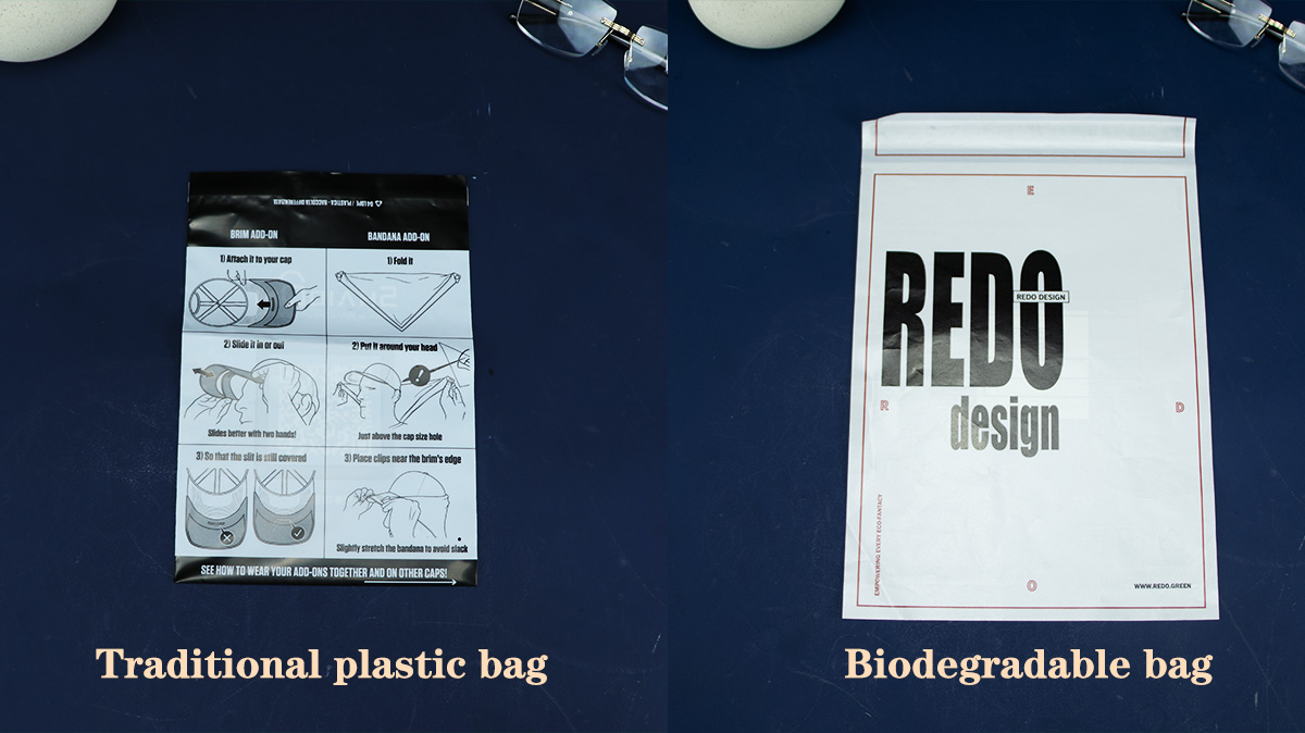 Comparison between biodegradable and traditio