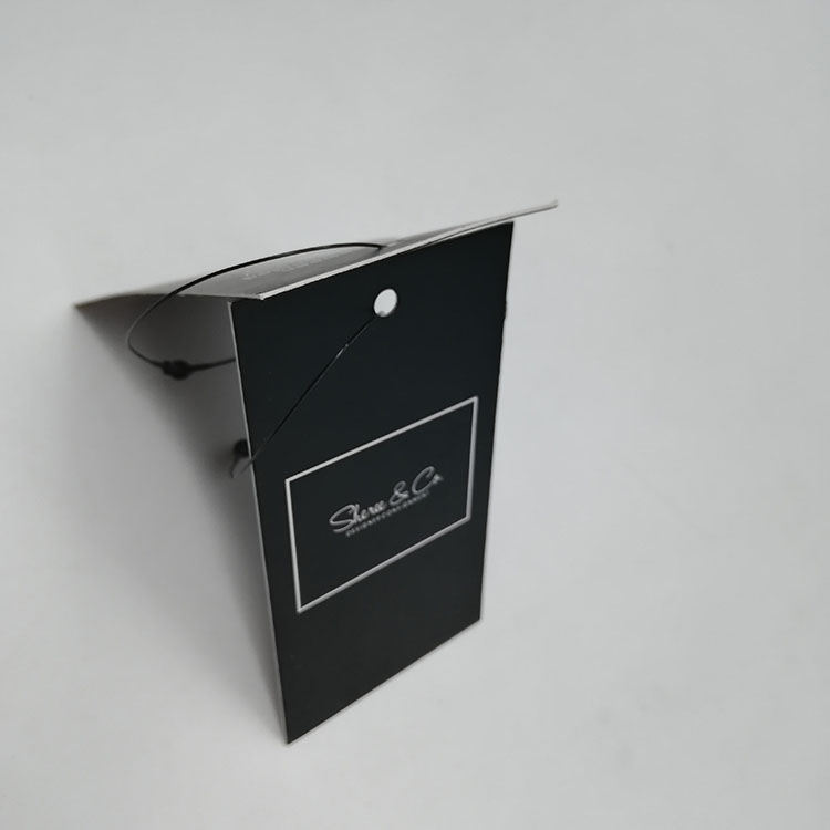 Black Hang Tag