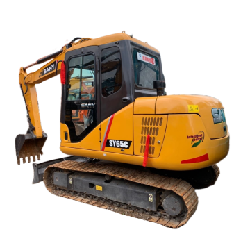 Sany Sy65C Gebrauchte Kraftstoff-effizientes Mini-Crawler-Bagger zum Verkauf