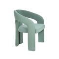 Italian minimalist light green lounge Dubet chairs
