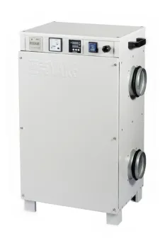 Wheel Rotor Absorption Desiccant Dehumidifier 0.6kg/h For Cellar, Crawlspace