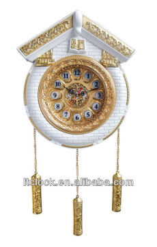 Religious clock with pendulum