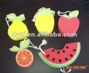 baby bath sponge/mesh bath sponge/bath cleaning sponges for kids