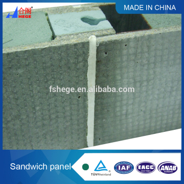Sounds and heat insulation cement/steel 30mm~200mm sandwich panel,EPS,XPS,PU,Glass wool,Rock wool