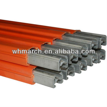 MCCBII- 2500A Aluminum&Stainless insulated crane conductor rail