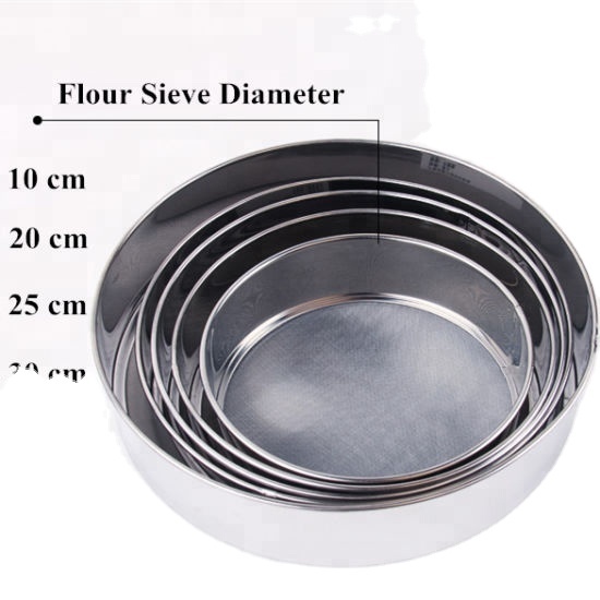 Fine Mesh Stainless Steel Test Lab Sieves 3\" 6\" 8\" 10\" 12\" Diameter for Solid Filter Metal Product